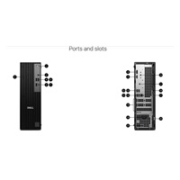 DELL PC Pro Slim QCS1255/180W/TPM/AMD Ryzen 3 8300G/8GB/512GB SSD/Integrated/WLAN/Kb/Mouse/W11 Pro/3Y PS NBD