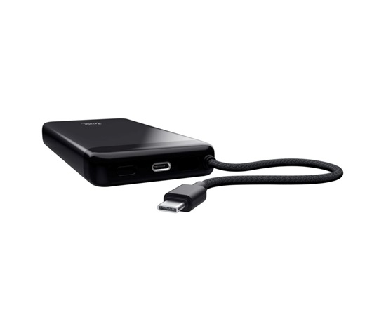 TRUST Powerbanka Fiera, 20000 mAh, S kabelem, 2x USB-C, černá