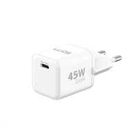 WG - Síťová nabíječka GaN 1x USB-C, PD PPS 45W, bílá