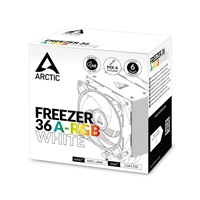 ARCTIC Chladič CPU Freezer 36 ARGB White, 2x120mm, LGA1851, AM5