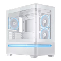ASUS Case AP202 PRIME CASE, mATX, Průhledná bočnice, 3x 120mm ARGB Fan, bílá