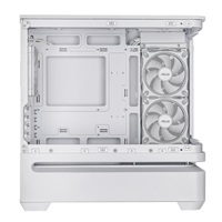 ASUS Case AP202 PRIME CASE, mATX, Průhledná bočnice, 3x 120mm ARGB Fan, bílá