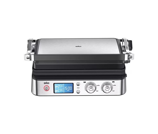Braun MultiGrill 9 kontaktní gril, 2000 W, 2 teplotní zóny, miska na tuk