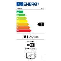 Hisense 65" TV, 4K Ultra HD, 100/120 Hz, HDR, Miracast, herní režim