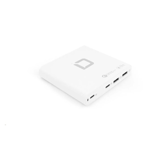 DICOTA Laptop Charger Universal PRO EU/UK (120W), White