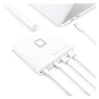 DICOTA Laptop Charger Universal PRO EU/UK (120W), White