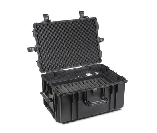 DICOTA Charging Case Trolley 14 Tablets Plus, Black