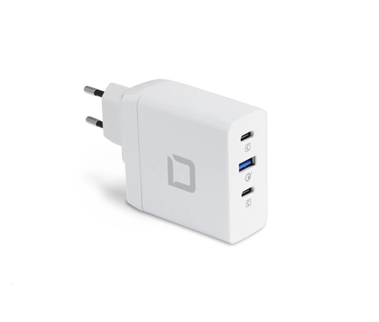 DICOTA Travel Laptop GaN Charger Universal PRO 100W, White