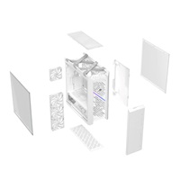 ASUS Case ROG Strix Helios II GX601S, E-ATX, Průhledná bočnice, 4x 140mm Fan, bílá