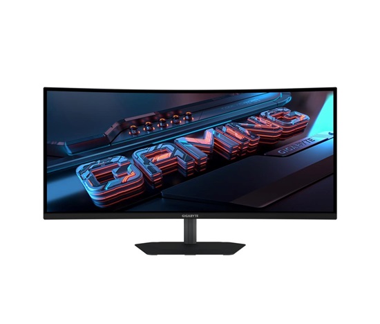 BAZAR - GIGABYTE LCD - 34" Gaming monitor G34WQCP, Prohnutý VA1500R, 3440x1440 WQHD, 180Hz, 4000:1, 350cd/m2, 1ms, 2xHDM