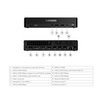 LENOVO PC ThinkCentre M70q G6 - Ultra 5 225T,16GB,512SSD,HDMI,DP,Int. Intel Graphics,W11P,3Y Onsite