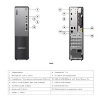 LENOVO PC ThinkCentre neo 55s G6 - Ryzen 5 220,16GB,1TSSD,HDMI,DP,Radeon 740M,W11P,3Y Onsite