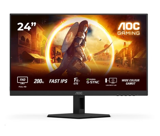 BAZAR - AOC MT 24" 24G4HRE - 1920x1080,IPS,200Hz,2xHDMI,1xDP,Repro - Poškozený obal (Komplet)