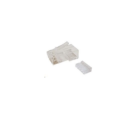 BAZAR - Solarix Konektor RJ45 CAT6 UTP 8p8c nestíněný skládaný na drát / 87 ks KRJ45/6SLD - rozbaleno, méně kusů