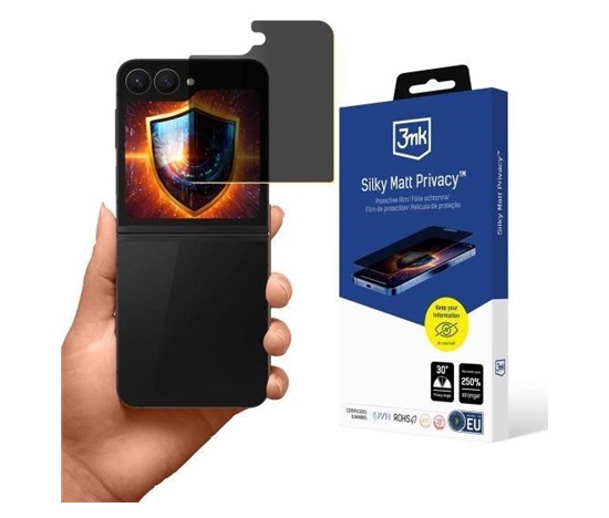 3mk Silky Matt Privacy pro Samsung Galaxy Z Flip 6 / 7 FE