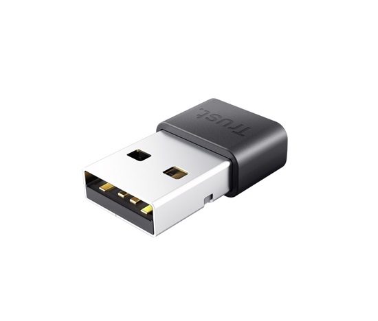 BAZAR - TRUST adaptér Myna, USB, Bluetooth 5.3, Černá - Poškozený obal (Komplet)