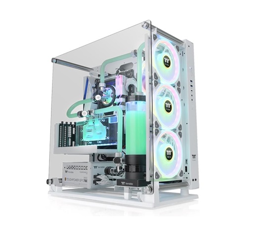 THERMAL TAKE Case Core P3 TG Pro Snow, ATX, Průhledná bočnice, bílá
