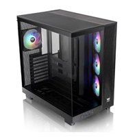 THERMAL TAKE Case View 380 XL TG ARGB, ATX, Průhledná bočnice, 4x 120mm ARGB Fan, černá