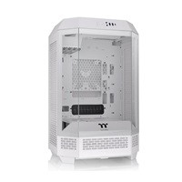 THERMAL TAKE Case The Tower 300, mATX, Průhledná bočnice, 2x 140mm Fan, bílá