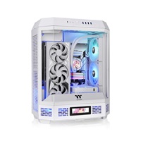 THERMALTAKE Case The Tower 600, ATX, Průhledná bočnice, 2x 140mm Fan, bílá