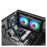 THERMAL TAKE Vodní chladič LA240-S ARGB, 2x120mm ARGB, LGA1851, AM5, černá
