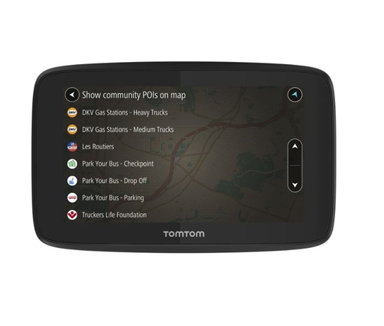 Bazar - TomTom GO PROFESSIONAL 6200 - LIFETIME mapy Evropy, vestavěná SIM, z opravy