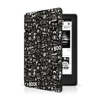 CONNECT IT Pouzdro pro Amazon Kindle Paperwhite 2024, doodle černá