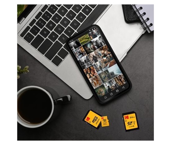 Kodak paměťová micro SD karta 16GB Class10 w/adapter Extra