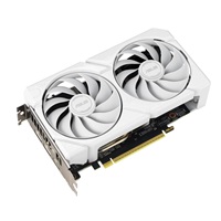 ASUS VGA AMD Radeon RX 9060 XT DUAL 16GB WHITE, RX 9060 XT, 16GB GDDR6, 2xDP, 1xHDMI
