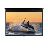 Nástěnné projekční plátno Aveli, 200x125cm (16:10) 92", černý tubus