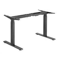 Výškově stavitelný stůl Brateck M08-23DE 2 motory rozsah 620-1280 mm nosnost 100 kg