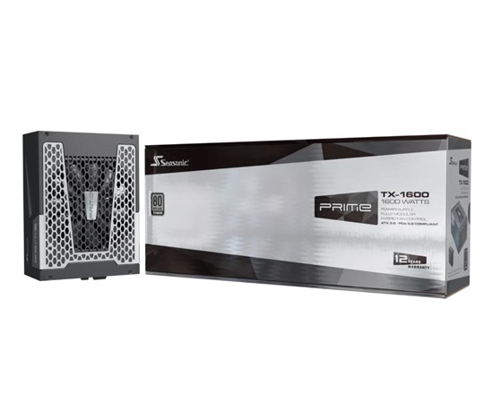 SEASONIC zdroj 1600W PRIME TX 1600, 135mm, Plně modulární, 80+ Titanium, ATX 3.0
