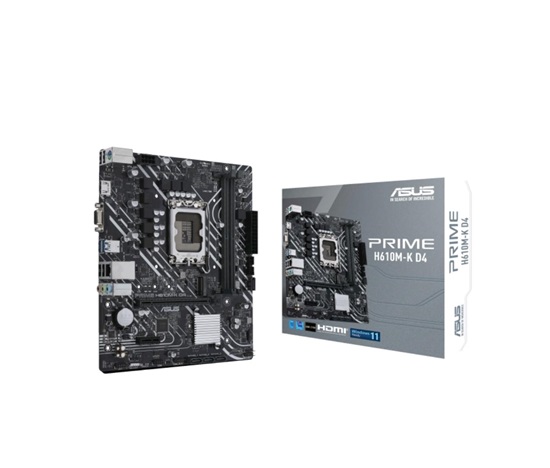 ASUS MB Sc LGA1700 PRIME H610M-K D4, Intel H610, 2xDDR4, 1xHDMI, 1xVGA, mATX