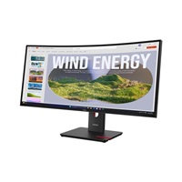 LENOVO LCD T34WD-40+MC60 - 34",VA,21:9,3440x1440,120Hz,300cd/m2,3000:1,4ms,HDMI,DP,USBHub,USB-C(100W PD),RJ45,Nákl,Zdvih