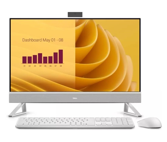 DELL PC AiO 27 All-in-One EC27250 / i5-1334U/16GB/512SSD/FHD/Integrated/90W/WLAN/Kb&Mse/W11 Pro/3Y PS NBD