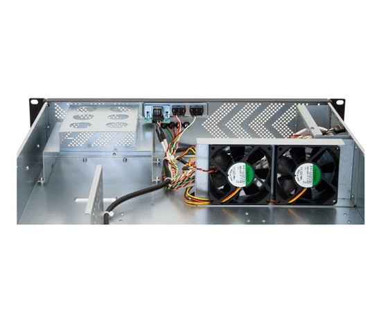 BAZAR - CHIEFTEC skříň Rackmount 2U ATX, UNC-210T-B-U3, 400W, Black, USB 3.0, poškozený obal