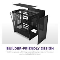 BAZAR - NZXT skříň H3 Flow / microATX / 1x120mm / USB / USB-C / černá, poškozený obal