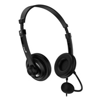GENIUS sluchátka HS-230U, USB-C, 2.4m, černá