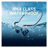 EVOLVEO bezdrátová sluchátka BonePro MP3 32GB, na lícní kosti,černá