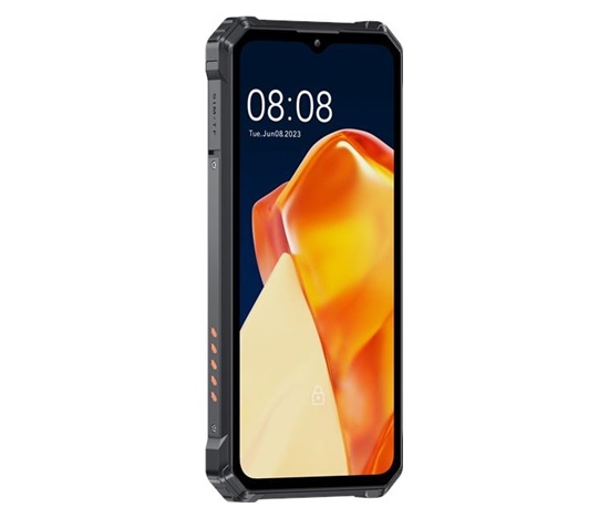Rugged Smartphone Oukitel G1 4G T606 6GB 256GB 10600-18W A14, Black w Orange [No Charger]