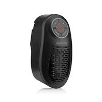 Salente HotHeat, teplovzdušný mini ventilátor, 500 W, černý