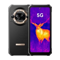 Rugged Smartphone Blackview BL9000 Pro 5G D-8020 12GB 512GB 8800-120W A14-D4, Thermal, Watch Display, Black w Gold