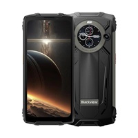 Rugged Smartphone Blackview BV8200 4G G100 12GB 256GB 8800-45W A14, Watch Display, Flashlight, Black [No Charger]