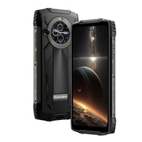 Rugged Smartphone Blackview BV8200 4G G100 12GB 256GB 8800-45W A14, Watch Display, Flashlight, Black [No Charger]