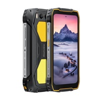 Rugged Smartphone Blackview BV7300 4G G81 6GB 256GB 15000-45W A14-D4, Night, Lights, Black w Yellow [No Charger]