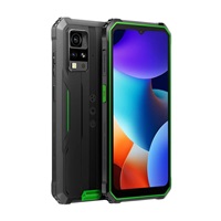 Rugged Smartphone Blackview BV4800 Pro 4G T606 4GB 128GB 5180-10W A14-D4, Black w Green [No Charger]