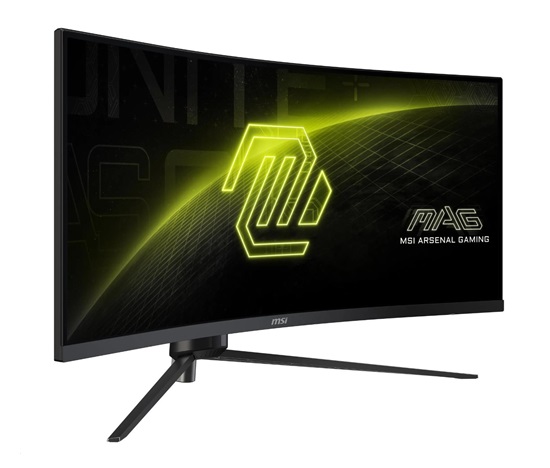 MSI LCD MAG 345CQR, 34" 3440x1440, 180Hz, 1ms, VESA, DP, HDMI, Audio, Black