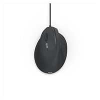 Hama vertikální ergonomická kabelová myš ECM-500L, pro leváky, černá