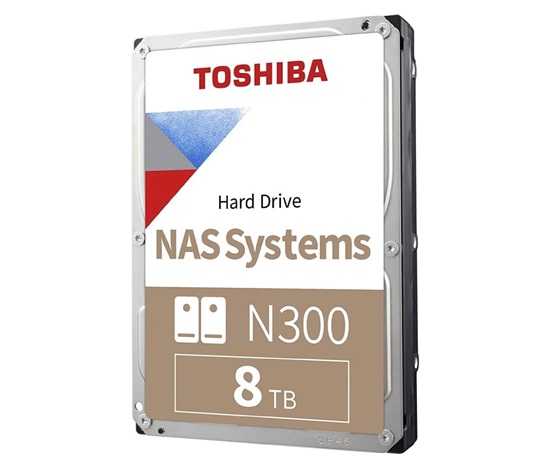 TOSHIBA HDD N300 NAS 8TB, SATA III, 512MB cache, BULK
