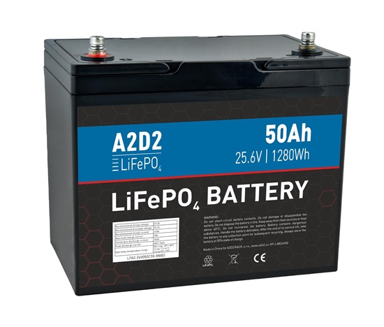 AVACOM A2D2 Baterie pro LiFePO4 25,6V 50Ah M8